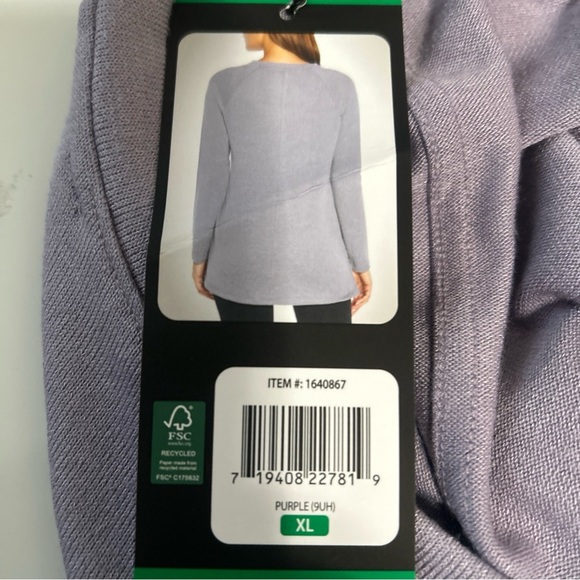 Banana Republic Purple Relaxed Long Sleeve Sweater , New With Tags - Picture 6 of 6